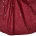 Rain drop hijab with big and small dew drop beats- Maroon